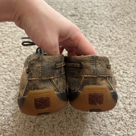 Twisted X Women's Cheetah Animal Print Driving Moccasins Size 11 Brown Outdoor - Picture 6 of 11